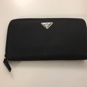 Black Prada Wallet